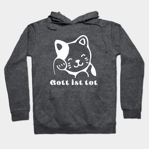 good luck cat Hoodie by artbleed